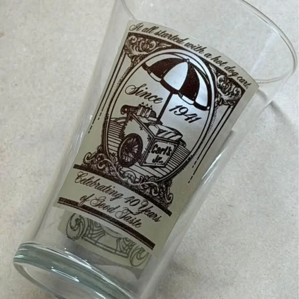 Set of 6 Vintage Coca-Cola 1940s Style Advertising Drinking Glasses